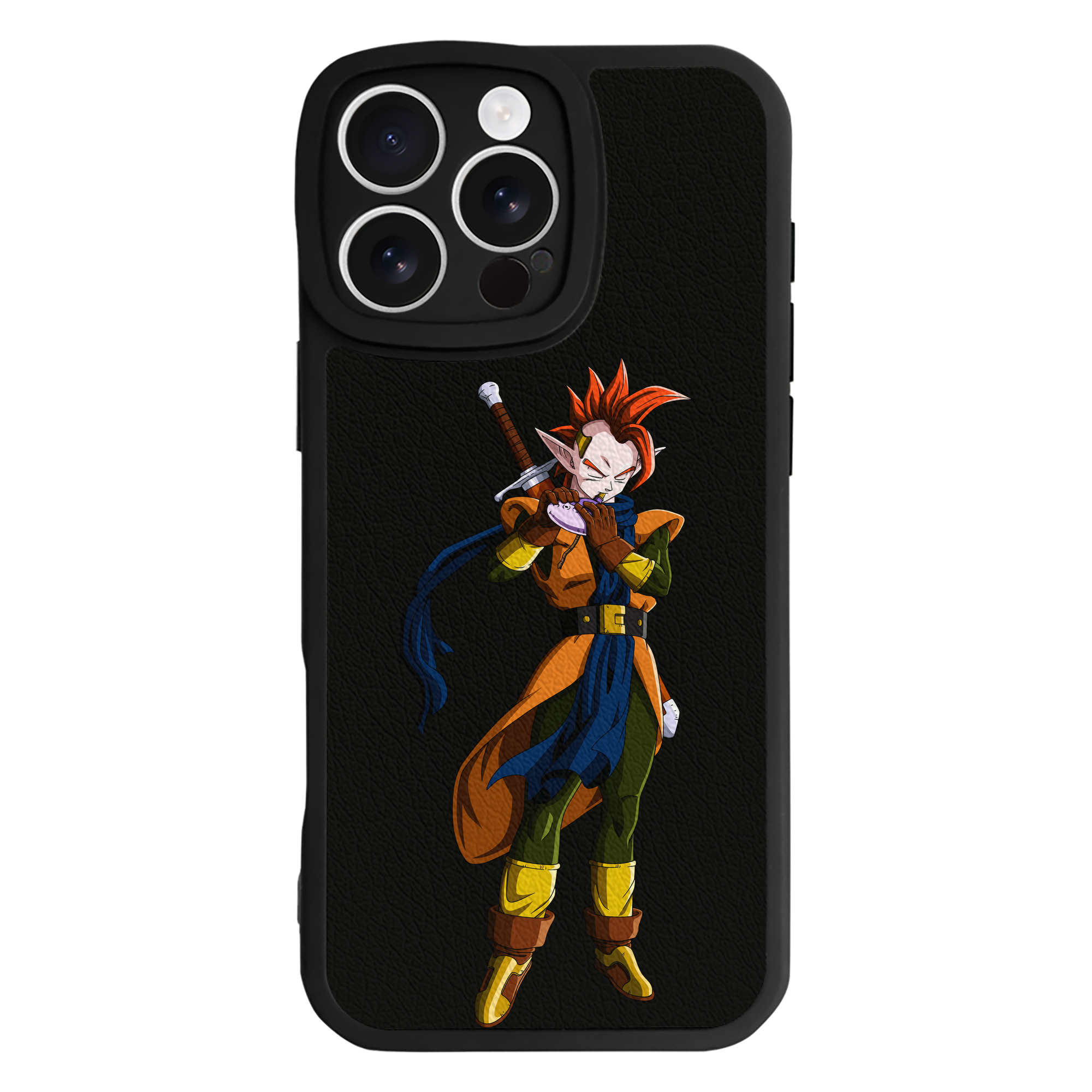 （画像用） ドラゴンボール DRAGON BALL 【iPhone 16シリーズ対応】シリコンスマホケース（レザー調） 材質：シリコン